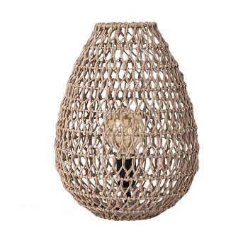 Wiklinowa lampa stołowa naturalna Buster 36cm